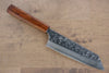 Yoshimi Kato Silver Steel No.3 Hammered Bunka 165mm Sugi wood (Lacquered) Handle - Japanny - Best Japanese Knife