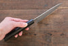 Yoshimi Kato R2/SG2 Damascus Petty-Utility  120mm Lacquered Handle - Japanny - Best Japanese Knife
