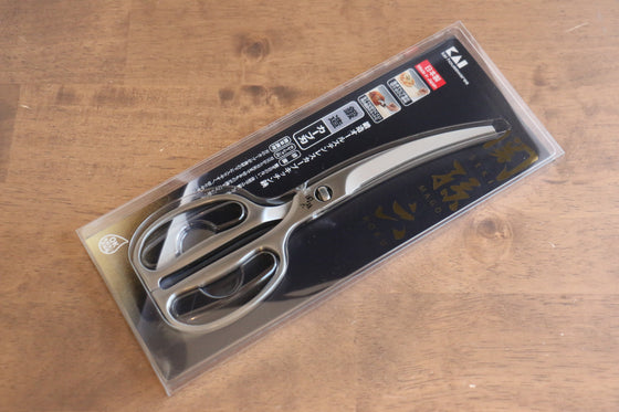 SEKI MAGOROKU Stainless Steel Curved blade Kitchen Scissors - Japanny - Best Japanese Knife