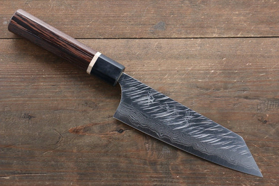 Yu Kurosaki Fujin VG10 Hammered Damascus Bunka  165mm with Wenge Handle - Japanny - Best Japanese Knife