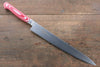 Sakai Takayuki Grand Chef Grand Chef Swedish Steel-stn Sujihiki  240mm Red Micarta Handle - Japanny - Best Japanese Knife