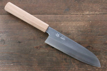  Seisuke Silver Steel No.3 Santoku 165mm Cherry Blossoms Handle - Japanny - Best Japanese Knife