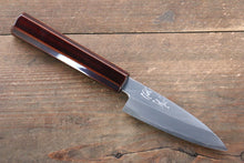  Seisuke Silver Steel No.3 Paring Japanese Knife 85mm Lacquered Handle - Japanny - Best Japanese Knife
