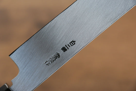 Sakai Takayuki Mt.Fuji White Steel No.2 Honyaki Sakimaru Yanagiba 300mm Ebony with Ring Handle with Sheath - Japanny - Best Japanese Knife