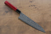 Yoshimi Kato VG10 Damascus Gyuto 210mm Red Lacquered Handle - Japanny - Best Japanese Knife