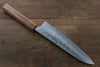 Yu Kurosaki Raijin Cobalt Special Steel Hammered Gyuto 210mm Walnut Handle - Japanny - Best Japanese Knife