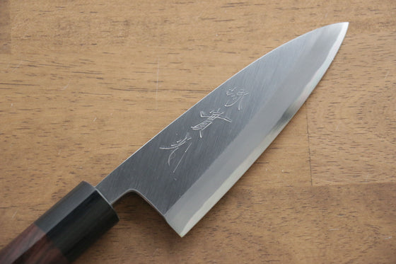 Jikko White Steel No.2 Deba 135mm Shitan Handle - Japanny - Best Japanese Knife