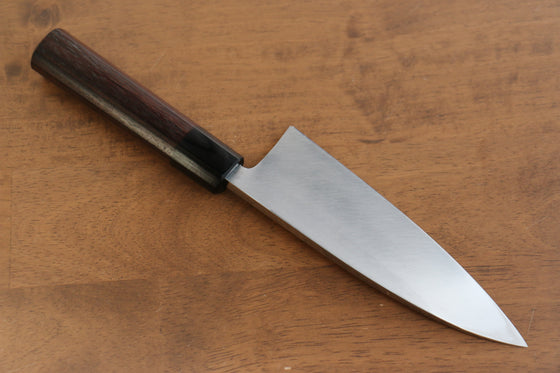 Yu Kurosaki White Steel No.2 Mirrored Finish Deba  165mm Shitan Handle - Japanny - Best Japanese Knife