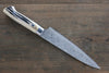 Takeshi Saji R2/SG2 Black Damascus Petty-Utility 150mm Cow Bone Handle - Japanny - Best Japanese Knife