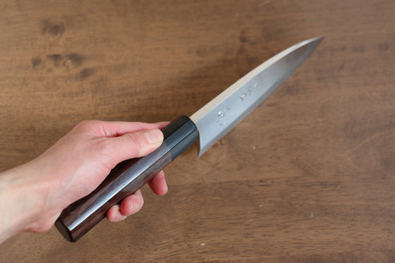 Yu Kurosaki White Steel No.2 Mirrored Finish Deba  165mm Shitan Handle - Japanny - Best Japanese Knife