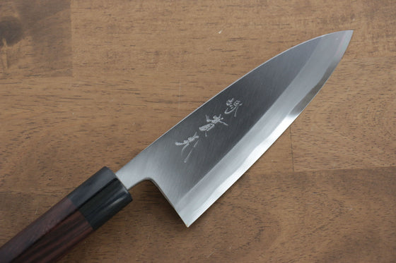 Jikko White Steel No.2 Deba 150mm Shitan Handle - Japanny - Best Japanese Knife