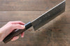 Yu Kurosaki Blue Super Hammered Chinese Cleaver 180mm Shitan Handle - Japanny - Best Japanese Knife