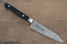  Sakai Takayuki Coreless Damascus Petty-Utility 120mm Black Micarta Handle - Japanny - Best Japanese Knife