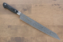  Sakai Takayuki Coreless Damascus Kengata Yanagiba 260mm Black Micarta Handle - Japanny - Best Japanese Knife