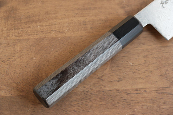 Kanjyo VG10 Damascus Gyuto 210mm Gray Pakka wood Handle - Japanny - Best Japanese Knife