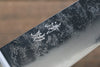 Seisuke Aonashi AUS10 3 Layer Nashiji Santoku  170mm Blue Pakka wood Handle - Japanny - Best Japanese Knife