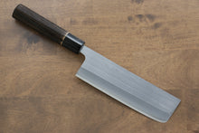  Seisuke SRS13 Nakiri 165mm Burned Chestnuts Handle - Japanny - Best Japanese Knife
