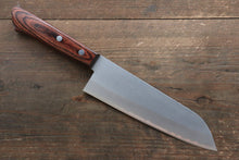 Kunihira VG1 Nashiji Santoku 170mm Mahogany Handle - Japanny - Best Japanese Knife