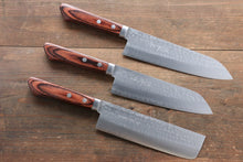  Kunihira VG1 Hammered Japanese Gyuto,Santoku & Usuba Chef Knife Set - Japanny - Best Japanese Knife