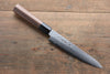 Sakai Takayuki 45 Layer Damascus Japanese Chef's Santoku Knife 180mm & Petty Knife 150mm with Shitan Handle Set - Japanny - Best Japanese Knife