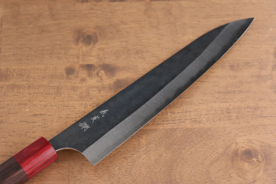 Yoshimi Kato Blue Super Kurouchi Gyuto 210mm Shitan Handle - Japanny - Best Japanese Knife