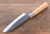 Nao Yamamoto White Steel No.2 Kurouchi Damascus Santoku 170mm American Cherry Handle - Japanny - Best Japanese Knife