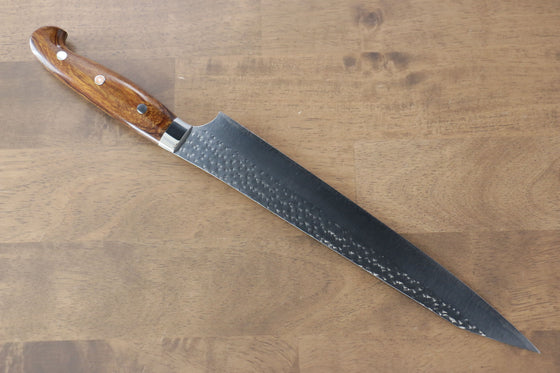 Yu Kurosaki Senko R2/SG2 Hammered Sujihiki 270mm Ironwood Handle - Japanny - Best Japanese Knife