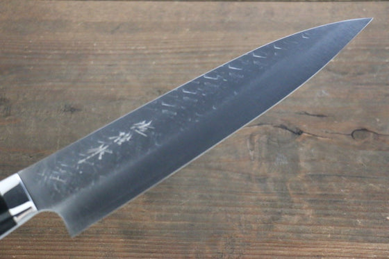 Takeshi Saji SRS13 Hammered Gyuto Japanese Knife 210mm Black Micarta Handle - Japanny - Best Japanese Knife