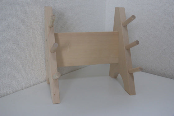 Made-in-Japan Sakai Takayuki Designer Wood Knife Tower Rack for 3