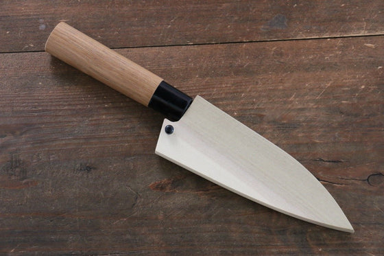 Saya Sheath for 105mm Aijikiri Knife with with Plywood Pin (Nashiji) - Japanny - Best Japanese Knife