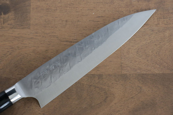 Takeshi Saji SRS13 Hammered Gyuto 210mm Black Pakka wood Handle - Japanny - Best Japanese Knife