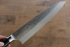 Takeshi Saji SRS13 Hammered Gyuto 240mm Black Pakka wood Handle - Japanny - Best Japanese Knife