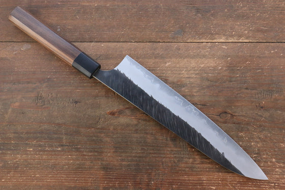 Yu Kurosaki Fujin Blue Steel Hammered Gyuto  240mm Shitan Handle - Japanny - Best Japanese Knife