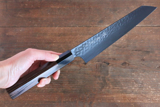 Sakai Takayuki Kurokage VG10 Hammered Teflon Coating Kengata Gyuto  190mm Wenge Handle - Japanny - Best Japanese Knife
