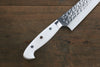 Yu Kurosaki R2/SG2 Steel Hammered Japanese Chef's Gyuto Knife 210mm White Stone Handle - Japanny - Best Japanese Knife
