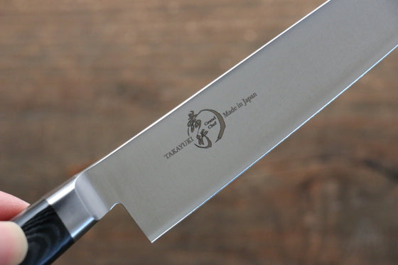 Sakai Takayuki Grand Chef Grand Chef Stainless Steel Petty-Utility 150mm Black Micarta Handle - Japanny - Best Japanese Knife