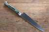 Sakai Takayuki Grand Chef Grand Chef Stainless Steel Petty-Utility Japanese Knife 150mm Green Micarta Handle - Japanny - Best Japanese Knife
