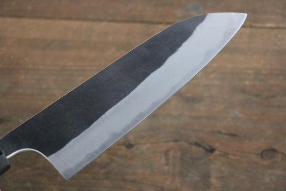 Yoshimi Kato Blue Super Clad Kurouchi Santoku Japanese Chef Knife 170mm Padoauk Handle - Japanny - Best Japanese Knife