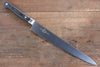 Sakai Takayuki Grand Chef Grand Chef Swedish Steel-stn Sujihiki  240mm Black Micarta Handle - Japanny - Best Japanese Knife