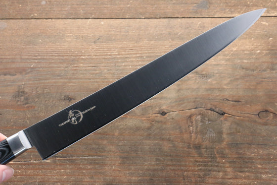 Sakai Takayuki Grand Chef Grand Chef Stainless Steel Sujihiki 240mm Black Micarta Handle - Japanny - Best Japanese Knife