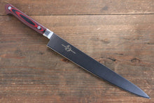  Sakai Takayuki Grand Chef Grand Chef Stainless Steel Sujihiki 240mm Brown Micarta Handle - Japanny - Best Japanese Knife