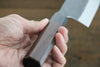 Yoshimi Kato Blue Super Clad Kurouchi Nakiri Japanese Chef Knife 160mm with Ironwood Handle - Japanny - Best Japanese Knife