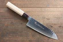  Sakai Takayuki VG10 33 Layer Damascus Santoku  170mm Keyaki (Japanese Elm) Handle - Japanny - Best Japanese Knife