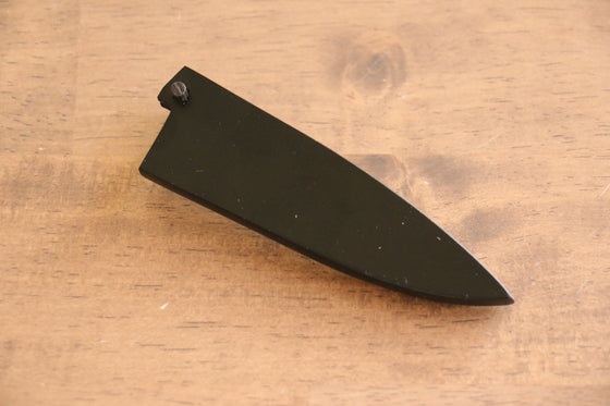 Black Saya Sheath for Petty Knife with Plywood Pin 80mm - Japanny - Best Japanese Knife