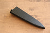 Black Saya Sheath for Small Santoku Knife with Plywood Pin 135mm - Japanny - Best Japanese Knife