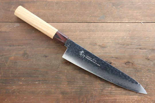 Sakai Takayuki VG10 33 Layer Damascus Gyuto Japanese Knife 210mm Keyaki (Japanese Elm) Handle - (Super Deal) - Japanny - Best Japanese Knife