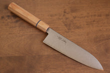 Seisuke VG10 Damascus Santoku 180mm White wood Handle - Japanny - Best Japanese Knife