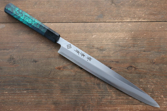 Sakai Takayuki Yanagiba Knife World Sushi Skills Institute Special Edition Green - Japanny - Best Japanese Knife