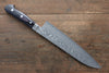 Yoshimi Kato VG10 Damascus Gyuto 210mm with Black Pakka wood Handle with Saya - Japanny - Best Japanese Knife
