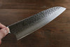 Sakai Takayuki VG10 33 Layer Damascus Santoku Japanese Knife 180mm Mahogany Pakka wood Handle - Japanny - Best Japanese Knife